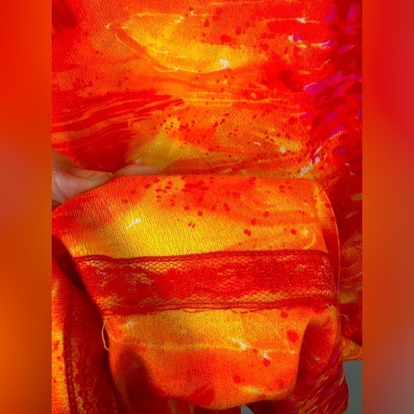 Vintage Mildred’s of Hawaii 60’s Bright Floral Maxi Dress, Estimated Size Small - Picture 11 of 11